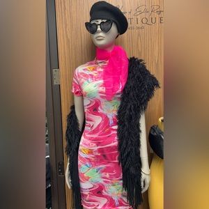 Multicolored summer dress